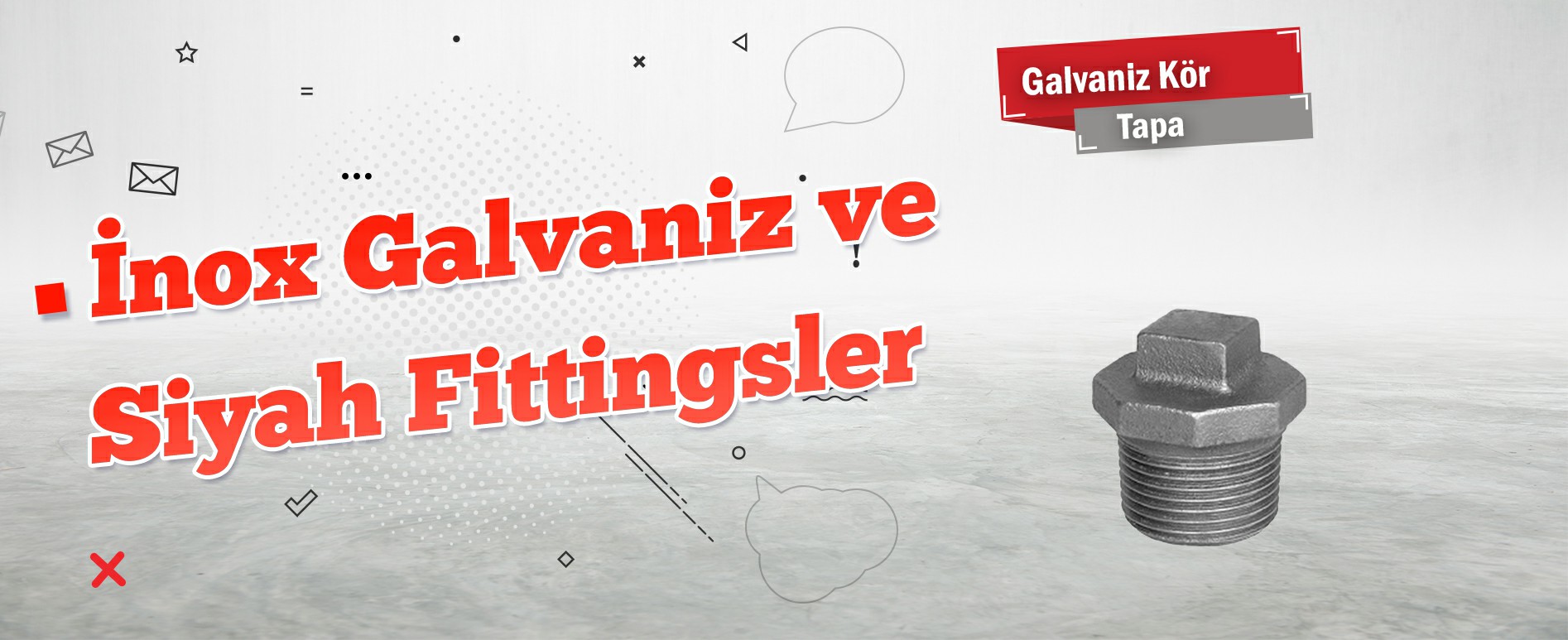 Çorlu Galvaniz Kör Tapa