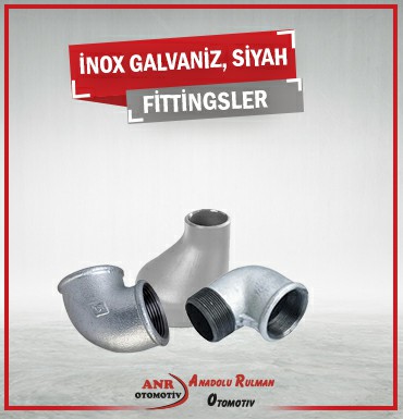 Çorlu İnox-Galvaniz-Siyah Fittingsler