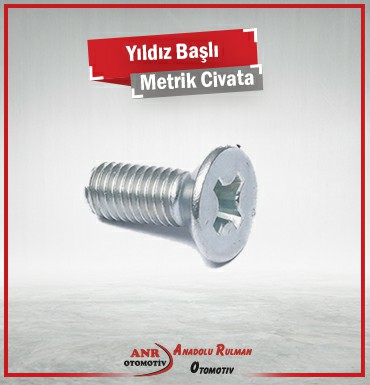 Çorlu Yıldız Başlı Metrik Civata